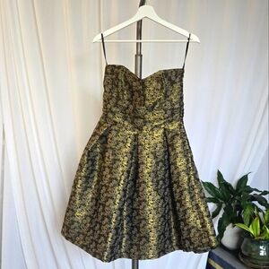 Next jacquard strapless dress